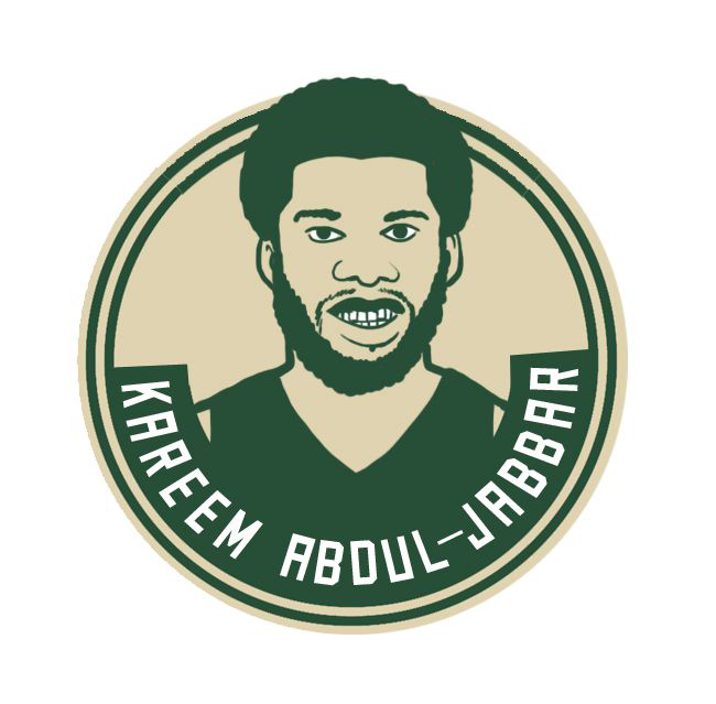Milwaukee Bucks Kareem Aboul-Jabbar Logo iron on transfers